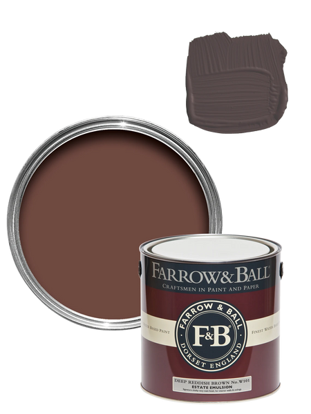 Wandfarbe | Wandfarbe - Deep Reddish Brown No. W101 - von Farrow & Ball online kaufen bei LIVINGforme.