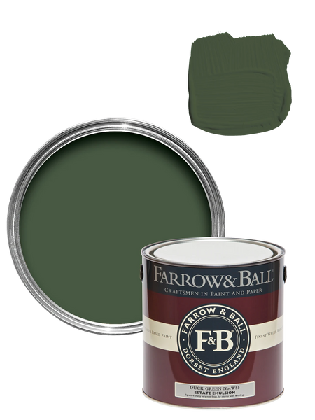 Wandfarbe | Wandfarbe - Duck Green No. W55 - von Farrow & Ball online kaufen bei LIVINGforme.