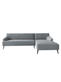 Ecksofa | Ecksofa | Lars 11 in Grau mit Metall-Füßen - von LIVING online kaufen bei LIVINGforme.