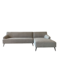 Ecksofa | Ecksofa | Lars 11 in Hellgrau mit Metall-Füßen - von LIVING online kaufen bei LIVINGforme.