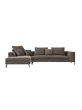 Ecksofa | Ecksofa | "Milano" – graubraun - von LIVING online kaufen bei LIVINGforme.