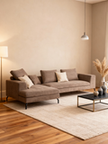 Ecksofa | Ecksofa | "Milano" – graubraun - von LIVING online kaufen bei LIVINGforme.