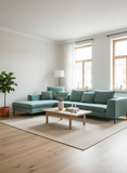 Ecksofa | Ecksofa | "Milano" – himmelblau - von LIVING online kaufen bei LIVINGforme.