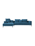 Ecksofa | Ecksofa | "Milano" – meerblau - von LIVING online kaufen bei LIVINGforme.