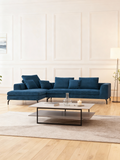 Ecksofa | Ecksofa | "Milano" – meerblau - von LIVING online kaufen bei LIVINGforme.