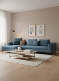 Ecksofa | Ecksofa | "Milano" – saphirblau - von LIVING online kaufen bei LIVINGforme.