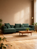 Ecksofa | Ecksofa | "Milano" – waldgrün - von LIVING online kaufen bei LIVINGforme.