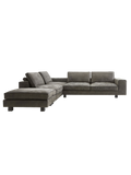 Ecksofa | Ecksofa | "Montreal" mit Hocker - von LIVING online kaufen bei LIVINGforme.