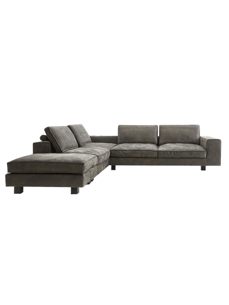 Ecksofa | Ecksofa | "Montreal" mit Hocker - von LIVING online kaufen bei LIVINGforme.
