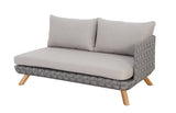 Lounge | Outdoor Ecklounge Ego mit Hocker/Tisch, Wicker - beige, grau - von LIVING Collection online kaufen bei LIVINGforme.