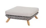 Lounge | Outdoor Ecklounge Ego mit Hocker/Tisch, Wicker - beige, grau - von LIVING Collection online kaufen bei LIVINGforme.