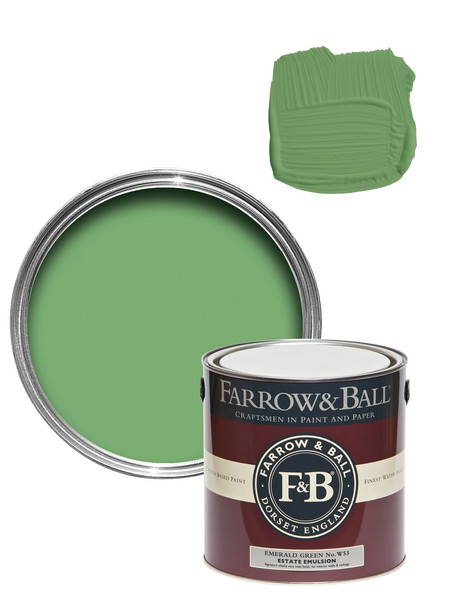 Wandfarbe | Wandfarbe - Emerald Green No. W53 - von Farrow & Ball online kaufen bei LIVINGforme.