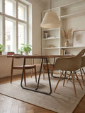 Esstisch | Esstisch | Anna aus Eiche, geölt auf Metallbeinen - von LIVING online kaufen bei LIVINGforme.