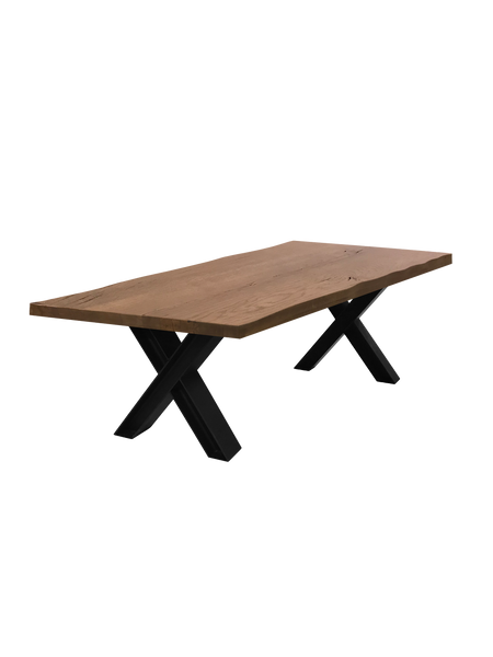Esstisch | Esstisch | Loft Pur aus Eiche auf Metallbeinen - von LIVING online kaufen bei LIVINGforme.