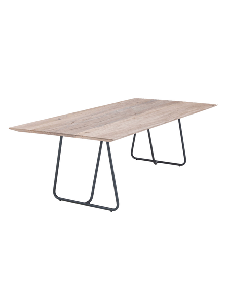 Esstisch | Esstisch | Anna White Grey aus Eiche, lackiert auf Metallbeinen - von LIVING online kaufen bei LIVINGforme.