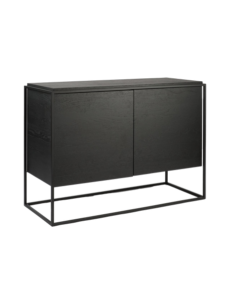 Sideboards und Kommoden | Ethnicraft Sideboard | Monolit aus Eiche, schwarz aus Ausstellung sofort lieferbar - von Ethnicraft online kaufen bei LIVINGforme.