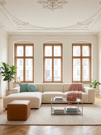 Ecksofa | FLEXLUX Lucera 2,5-Sitzer mit Récamiere XL links - von Flexlux online kaufen bei LIVINGforme.