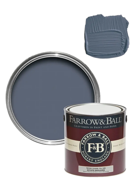 Wandfarbe | Wandfarbe - Wine Dark No. 308 - von Farrow & Ball online kaufen bei LIVINGforme.