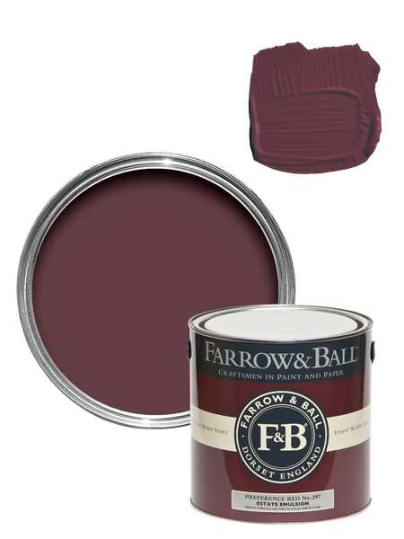 Wandfarbe | Wandfarbe - Preference Red No. 297 - von Farrow & Ball online kaufen bei LIVINGforme.