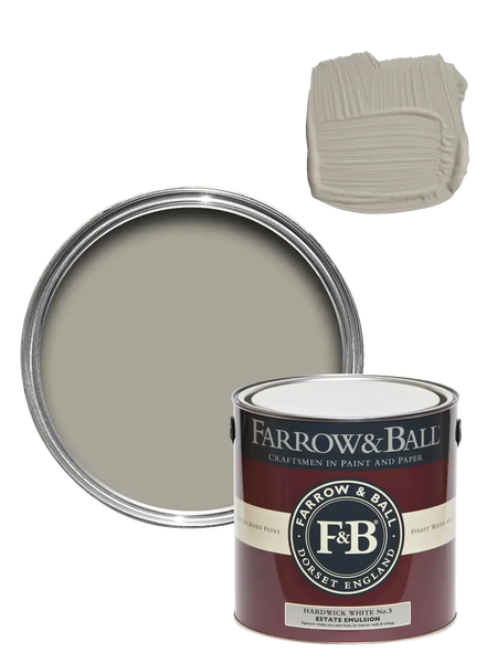 Wandfarbe | Wandfarbe - Hardwick White No. 5 - von Farrow & Ball online kaufen bei LIVINGforme.