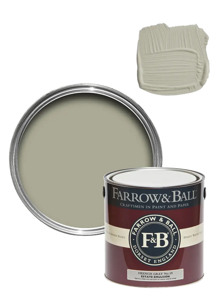 Wandfarbe | Wandfarbe - French Gray No. 18 - von Farrow & Ball online kaufen bei LIVINGforme.
