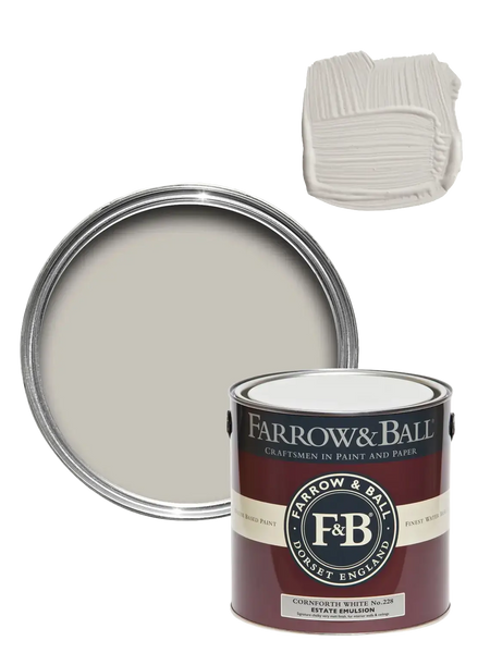 Wandfarbe | Wandfarbe - Cornforth White No. 228 - von Farrow & Ball online kaufen bei LIVINGforme.