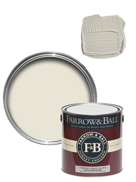 Wandfarbe - Farrow's White No. 9812 Wandfarbe Farrow & Ball