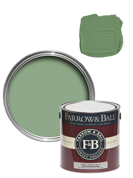 Wandfarbe - Folly Green No. 76 Wandfarbe Farrow & Ball