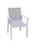 Gartenstuhl | Gartenstuhl Atlantik, Aluminium, weiß - von LIVING online kaufen bei LIVINGforme.