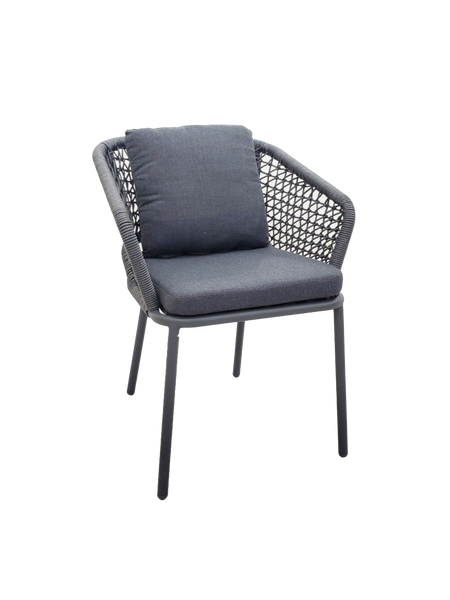 Gartenstuhl | Gartenstuhl Pippo, Seilgeflecht - anthrazit - von LIVING Collection online kaufen bei LIVINGforme.
