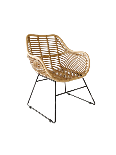 Gartenstuhl | Gartenstuhl Vanuta, Polyrattan - natur - von LIVING online kaufen bei LIVINGforme.