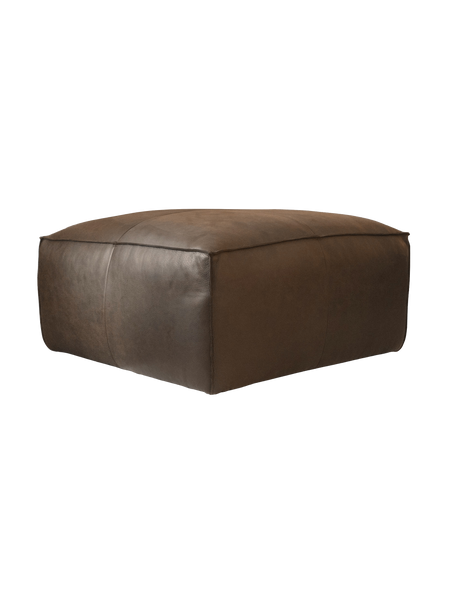 Hocker | Hocker | "Pla" – Leder in Kenia Brown - von LIVING online kaufen bei LIVINGforme.