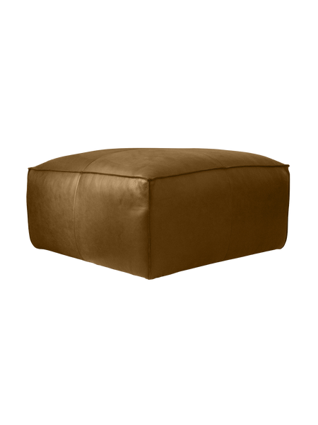 Hocker | Hocker | "Pla" – Leder in Kenia Cognac - von LIVING online kaufen bei LIVINGforme.