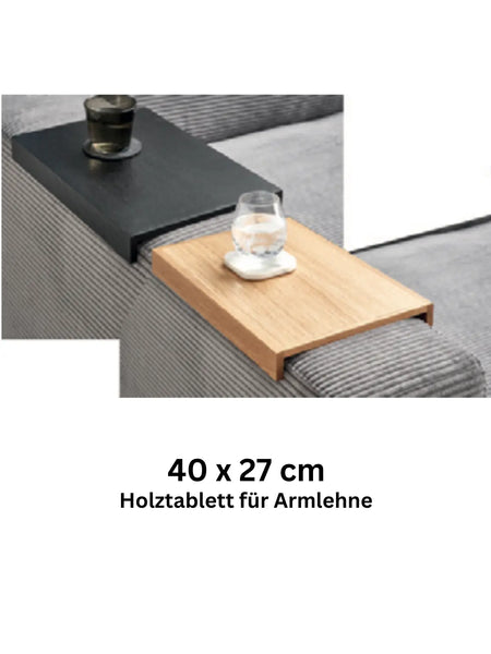 Zubehör | High End 2.0 – Holztablett für Armlehne - von Candy Polstermöbel online kaufen bei LIVINGforme.