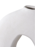 Vase Keramik, weiß Vase Living Nordic