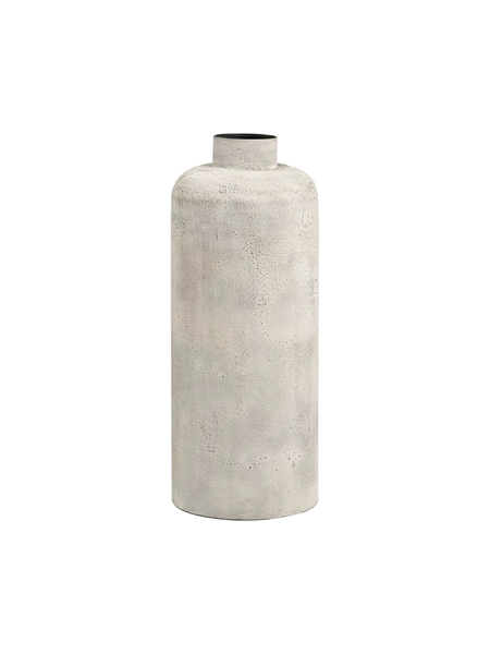 Hou Dekotopf Metall, antik beige – Ø24x60,5 cm Dekotopf Living Nordic