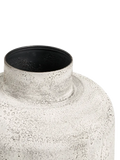 Hou Dekotopf Metall, antik beige – Ø24x60,5 cm Dekotopf Living Nordic