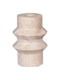Kerzenhalter Travertin, natur – Ø7x10 cm Kerzenhalter Living Nordic