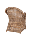 Larisa Gartenstuhl Kubu-Rattan, grau Gartenstuhl Living Nordic