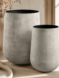Hou Dekotopf Metall, antik beige – Ø35,5x48 cm Dekotopf Living Nordic