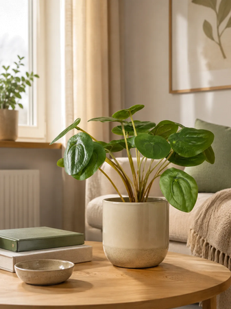 Pilea künstlich Kunstpflanze Living Nordic