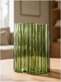 Vase Glas, rauchgrün Vase Living Nordic