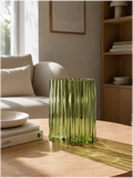 Vase Glas, rauchgrün Vase Living Nordic