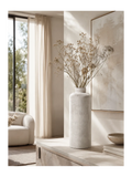 Hou Dekotopf Metall, antik beige – Ø24x60,5 cm Dekotopf Living Nordic