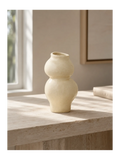 Vase Keramik, beige Vase Living Nordic