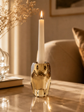 Kerzenhalter Glas, rauchbraun Kerzenhalter Living Nordic