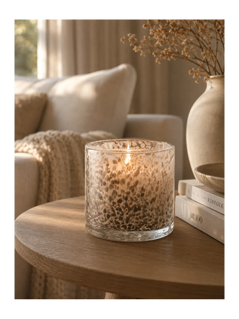 Kerzenhalter Glas, braun Kerzenhalter Living Nordic