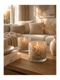 Kerzenhalter Glas, braun Kerzenhalter Living Nordic