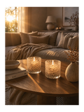 Kerzenhalter Glas, braun Kerzenhalter Living Nordic