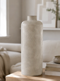 Hou Dekotopf Metall, antik beige – Ø24x60,5 cm Dekotopf Living Nordic
